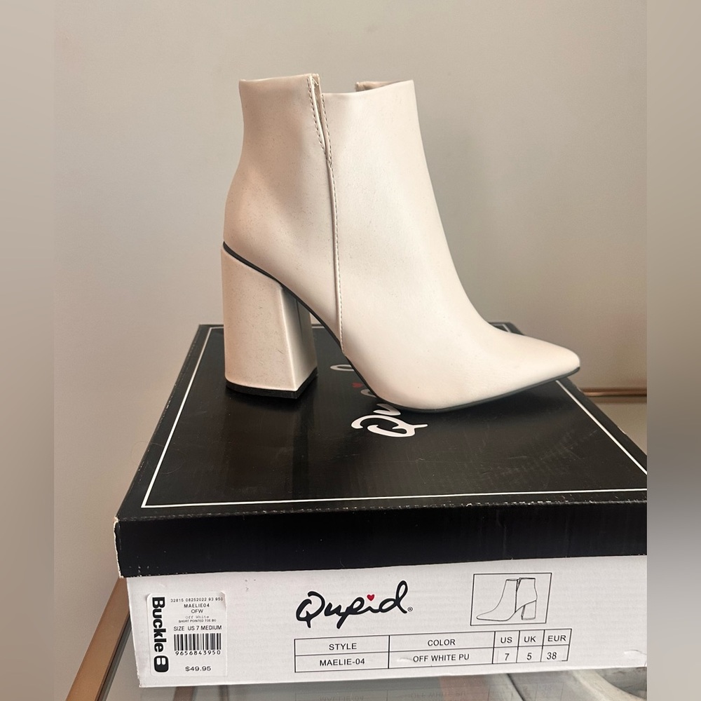 White Booties - Picture 2 of 4